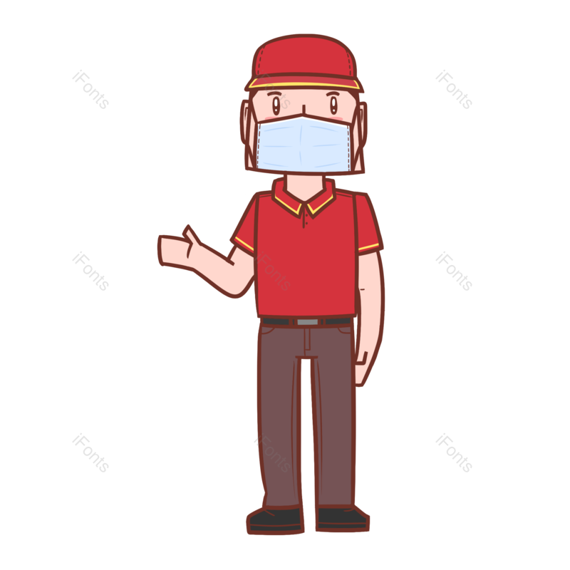 卡通图片,素材元素,人物PNG,职业免抠素材